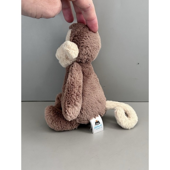 JELLYCAT BASHFUL MONKEY - SMALL  7" 8" Stuffed Animal Plush - Picture 2 of 8